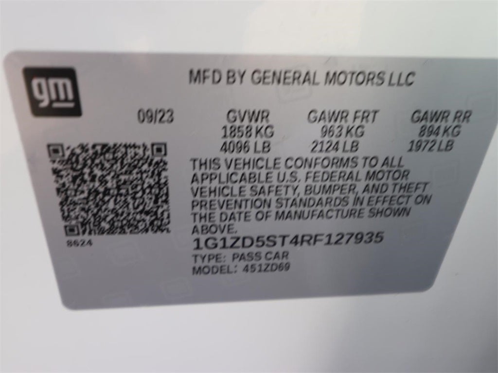 2024 Chevrolet Malibu LT 1LT