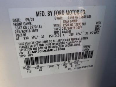 2021 Lincoln Nautilus Reserve