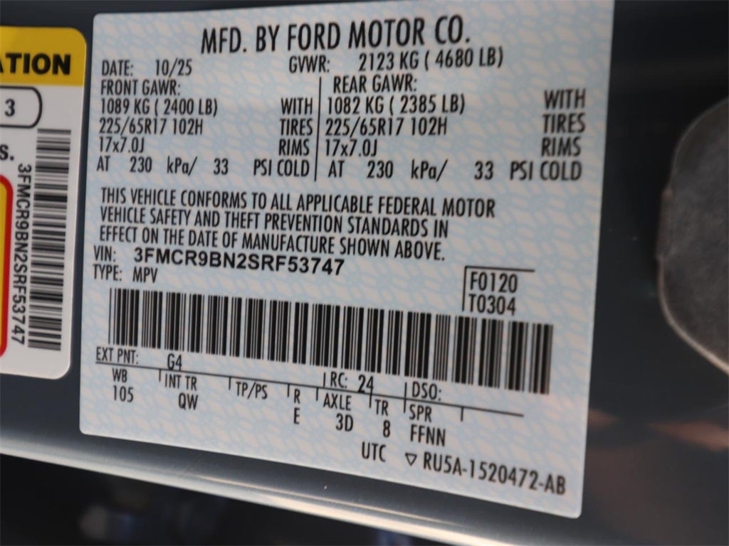 2025 Ford Bronco Sport Big Bend