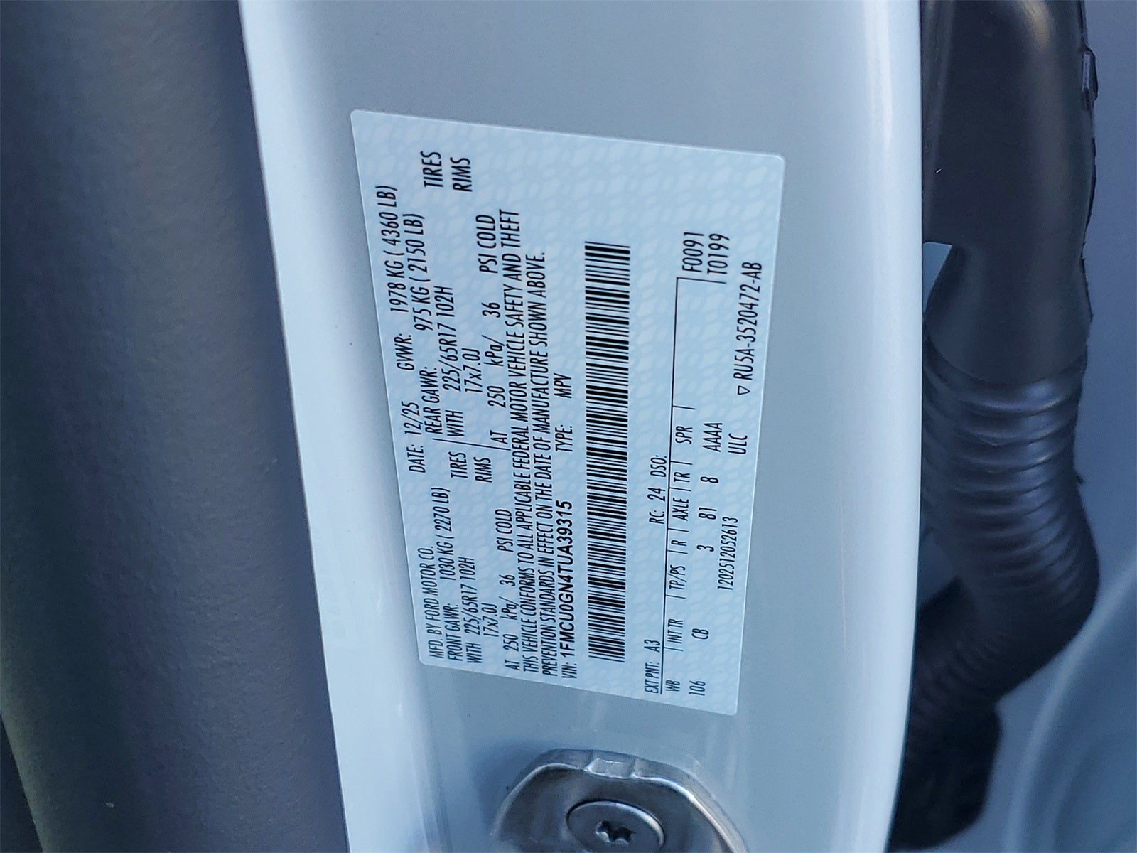 2026 Ford Escape Active