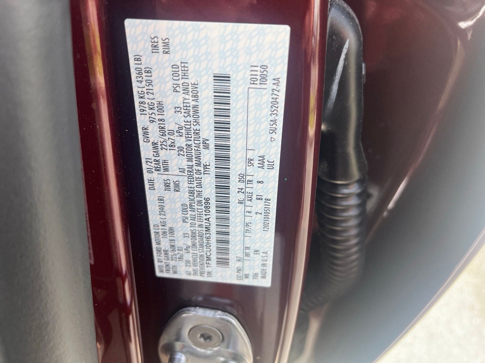 2021 Ford Escape SEL