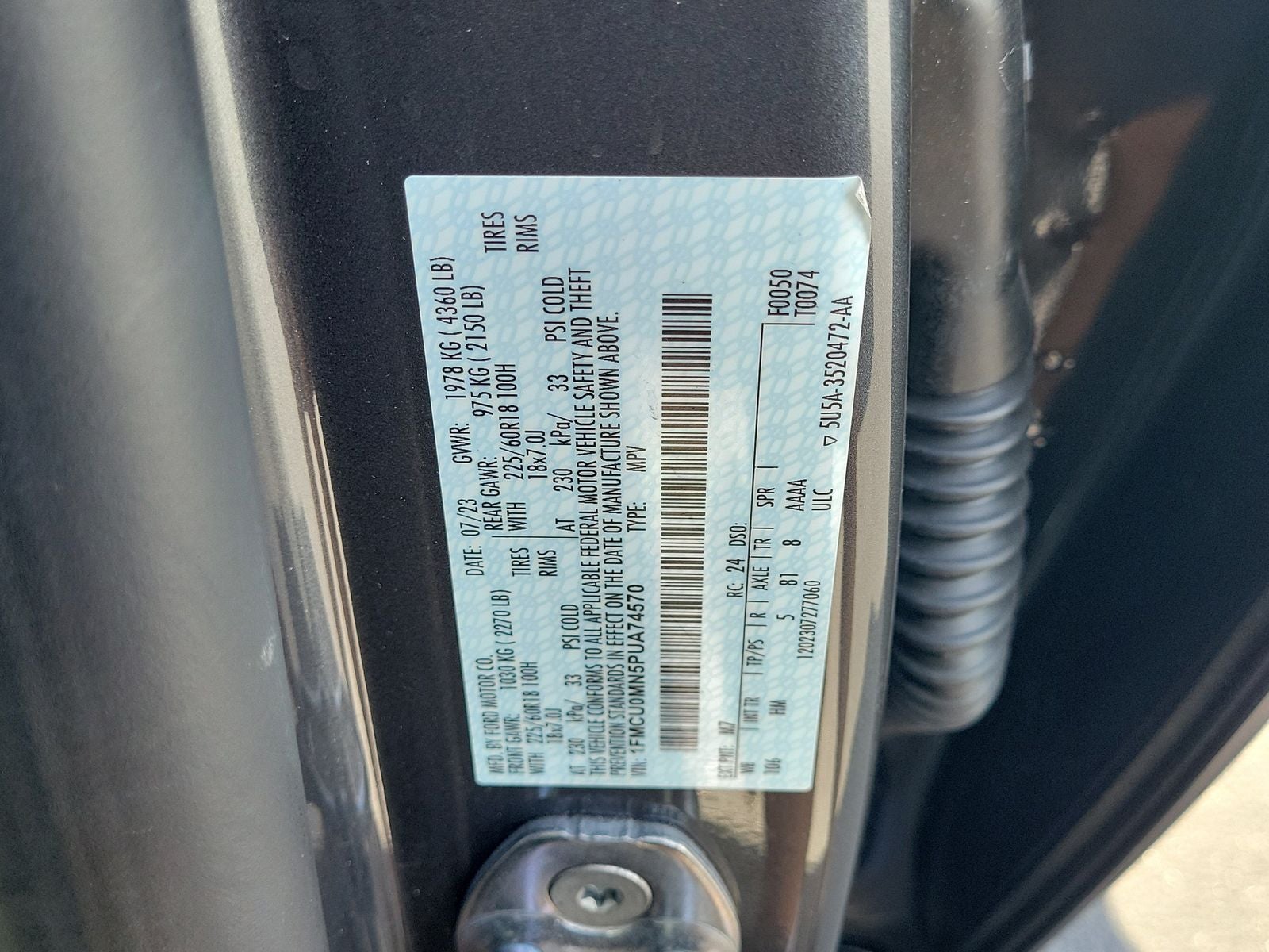 2023 Ford Escape ST-Line