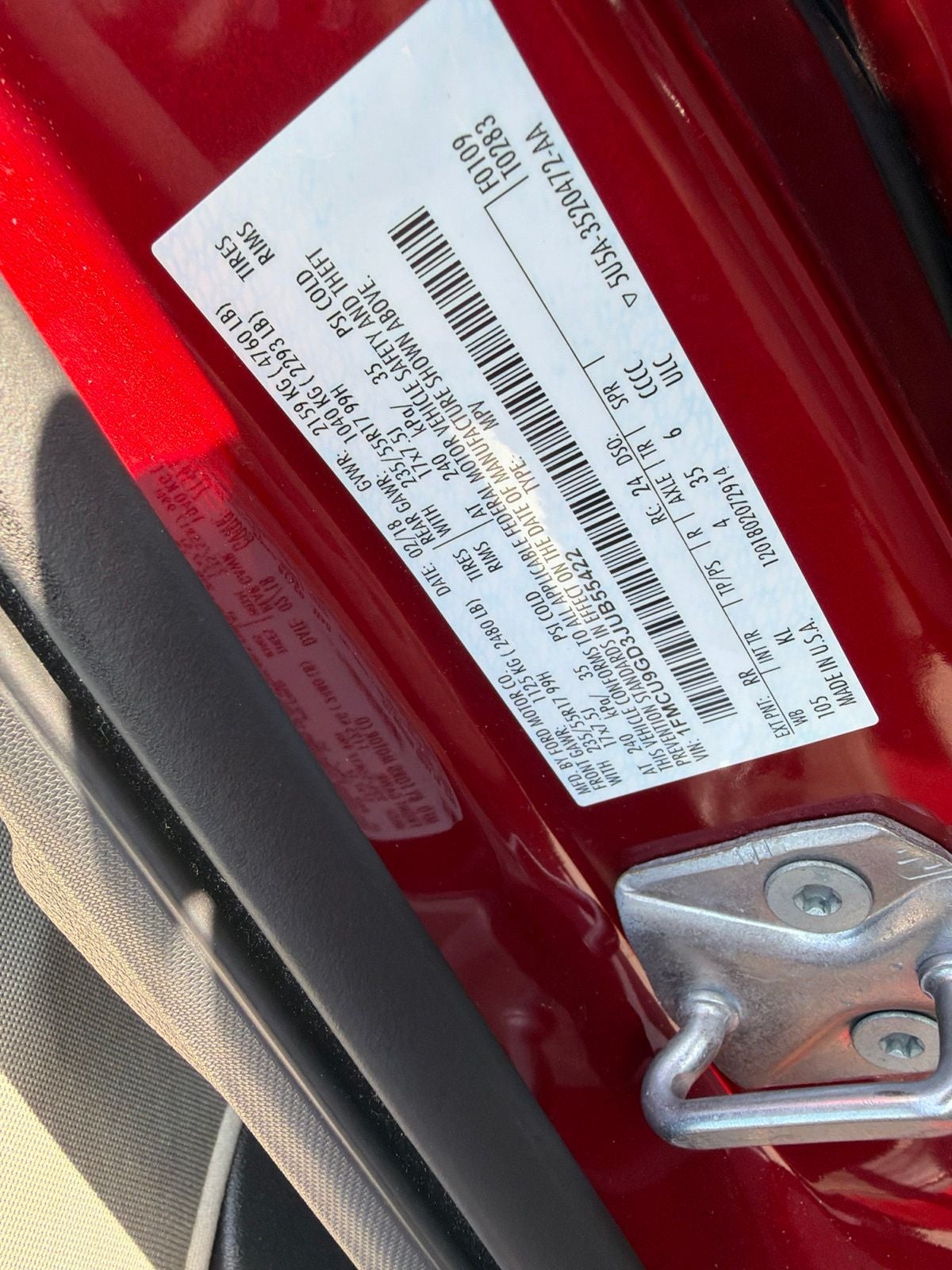 2018 Ford Escape SE