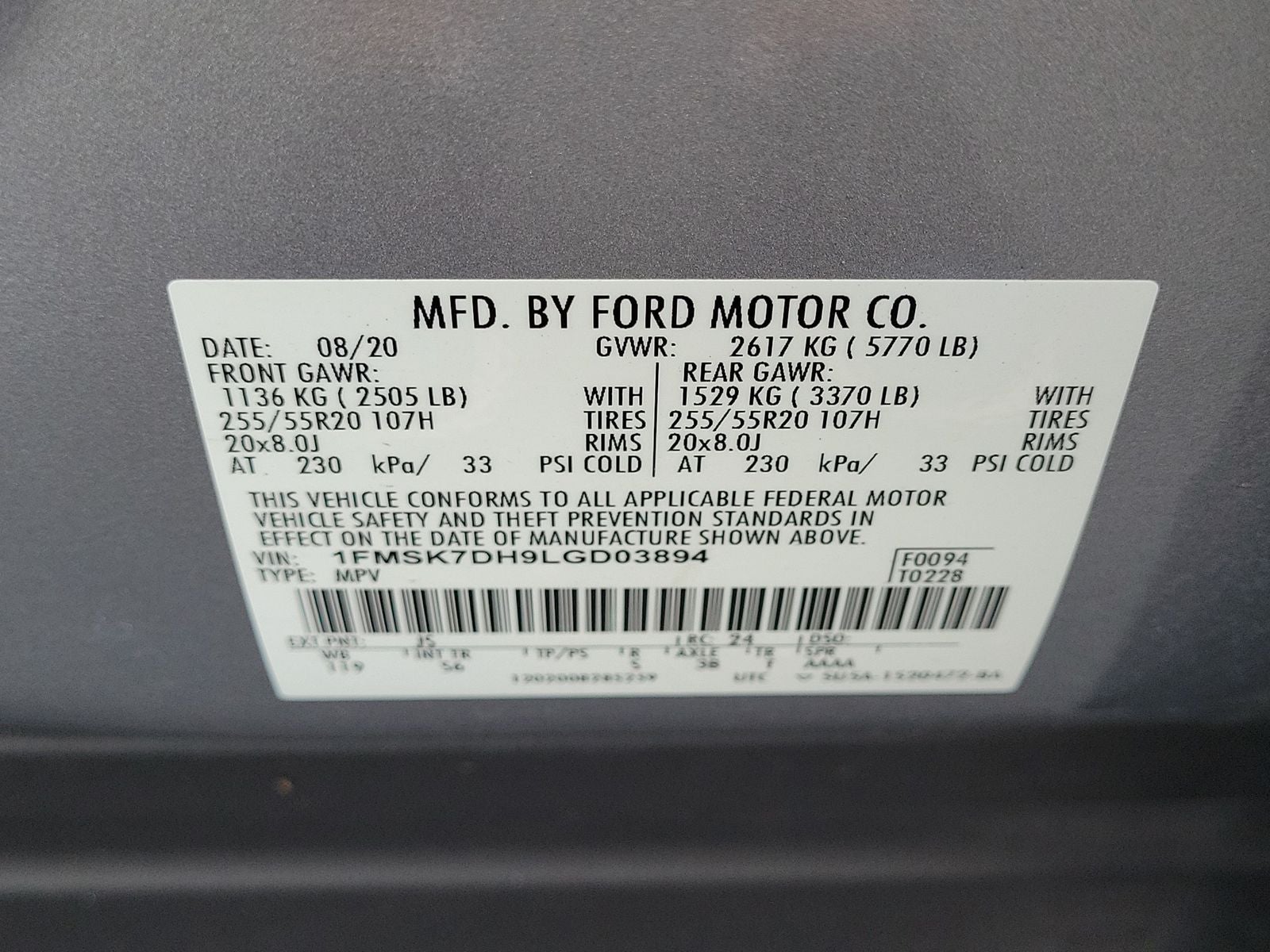 2020 Ford Explorer XLT