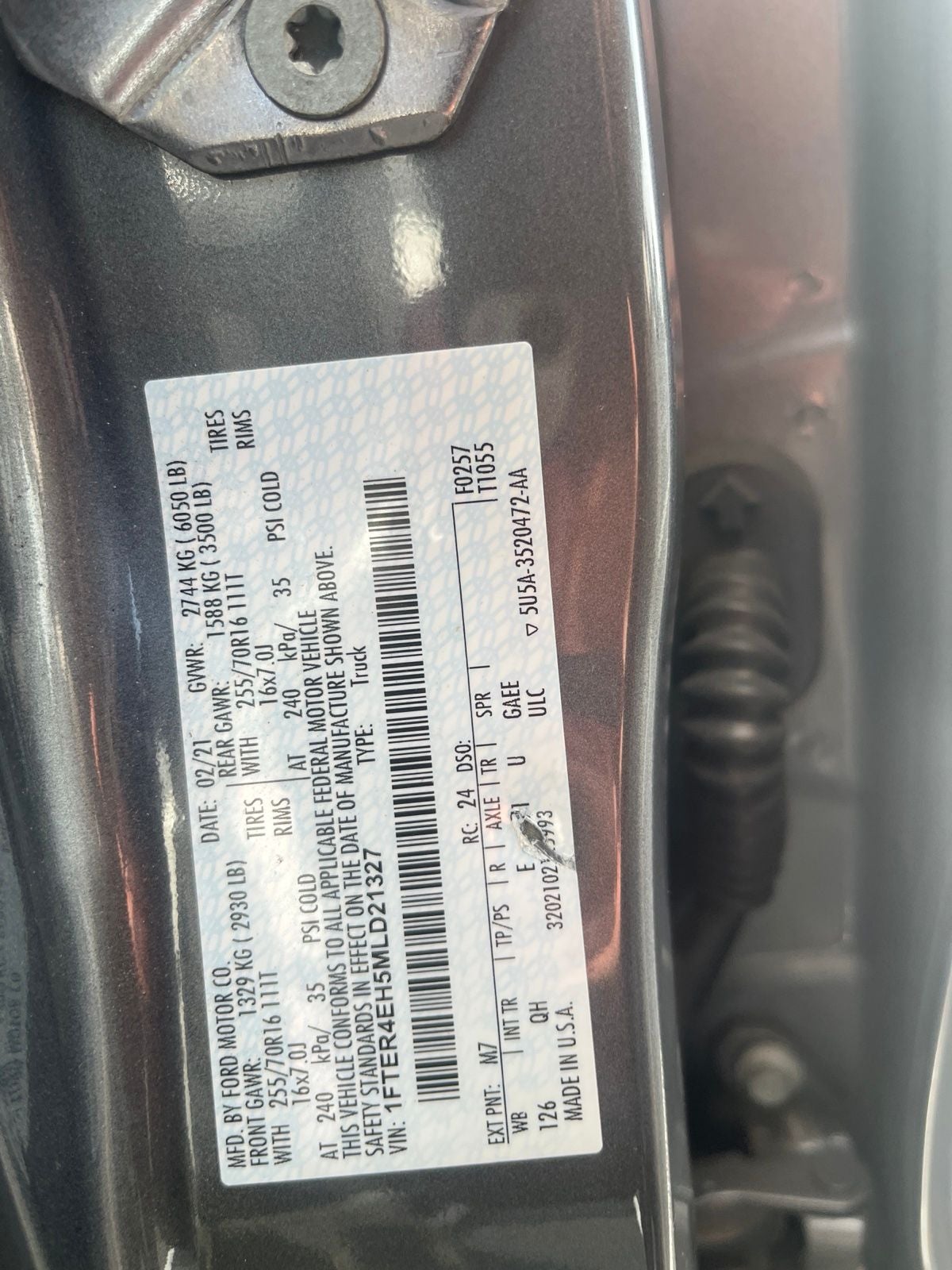 2021 Ford Ranger XL