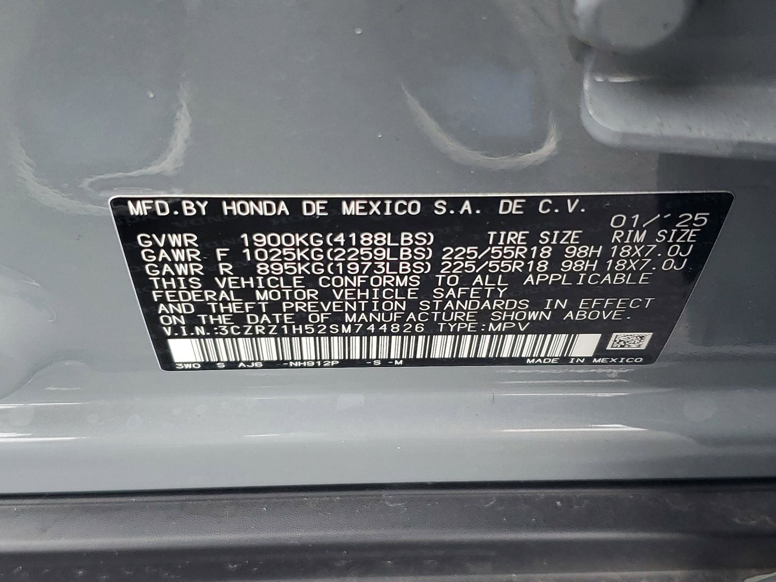 2025 Honda HR-V Sport