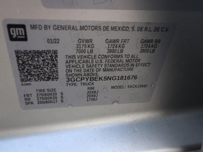 2022 Chevrolet Silverado 1500 LTD Custom