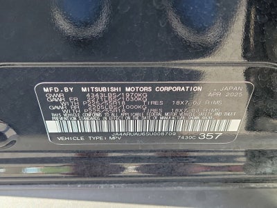 2025 Mitsubishi Outlander Sport 2.0 ES